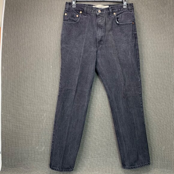 Arizona Jean Co. Mens Size 36x32 Black Relaxed Fit Denim Jeans 100% Cotton - Picture 1 of 9